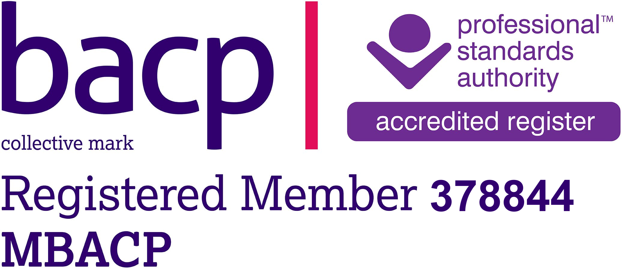 BACP Registration and Membership Number